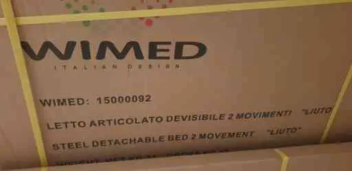 Letto da Degenza Smontabile in Metallo + Sponde
