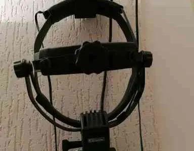 VENDESI LAMPADA PER FONDO OCULARE KEELER VANTAGE PERFETTAMENTE FUNZIONANTE CON LENTE VOLK PAN RETINAL, INDENTATORI E BORSA