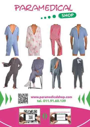 Letti Ortopedici e Pigiami Facilitati su Paramedicalshop.com